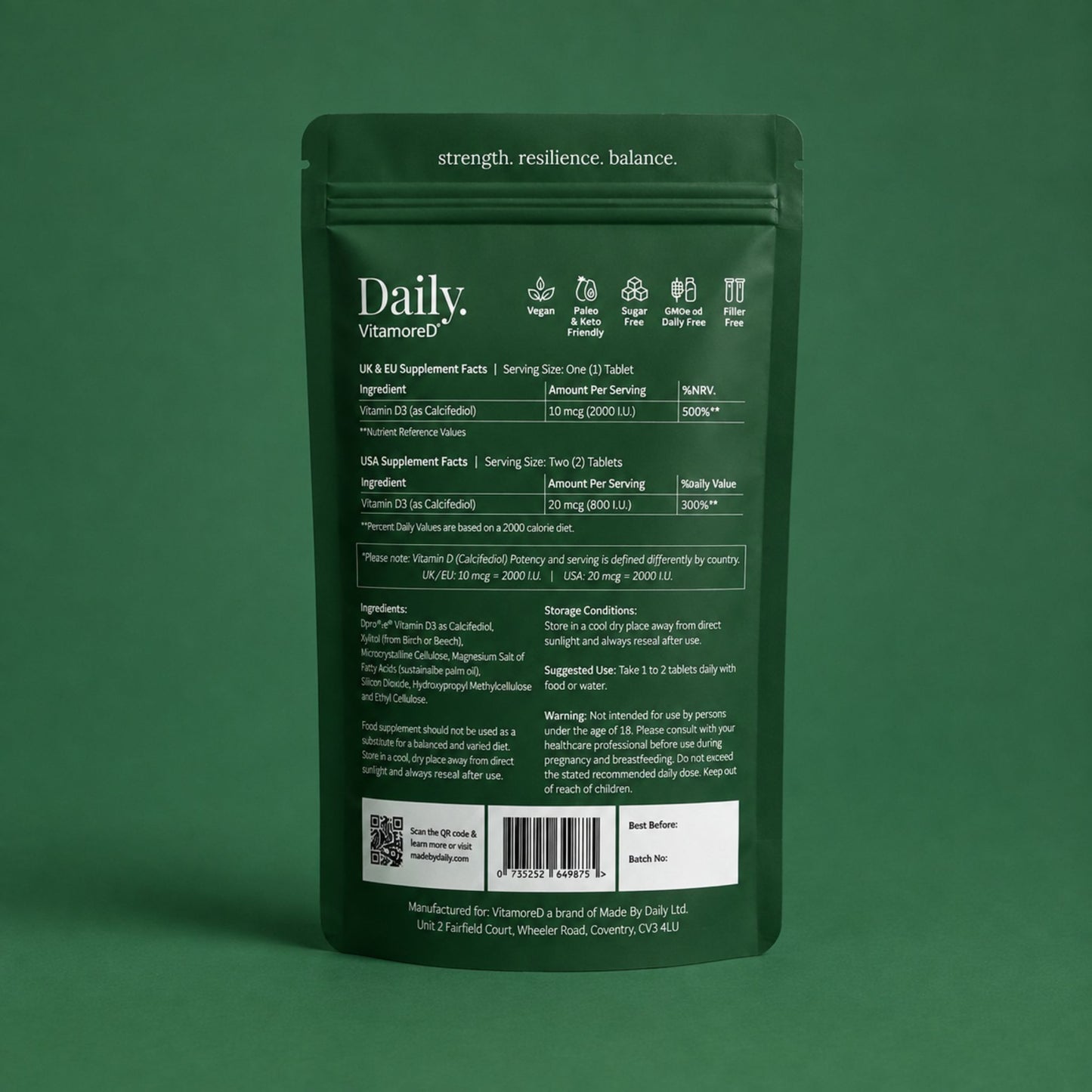 Fast-Acting Vitamin D